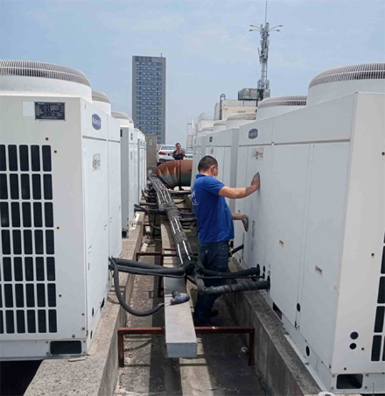 桑珠孜中央空调制热和不制冷系统维修方法